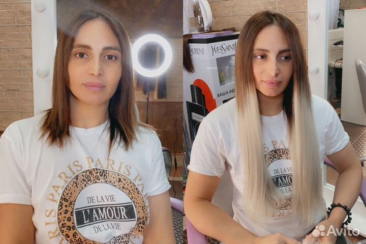 Наращивание волос