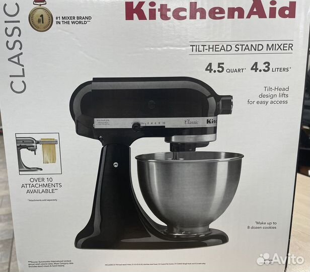 Планетарный миксер kitchenaid classic 5K45sseob