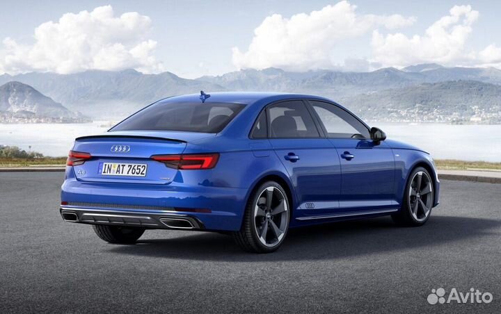 Диффузор заднего бампера audi a4 b9