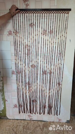 Занавеска деревянная