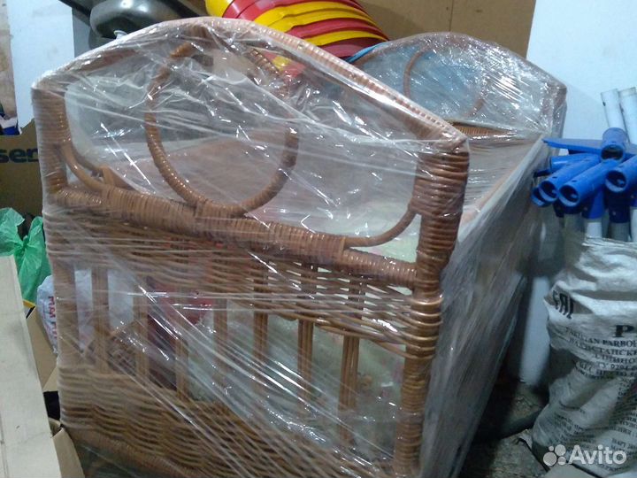 Детская кровать плетеная