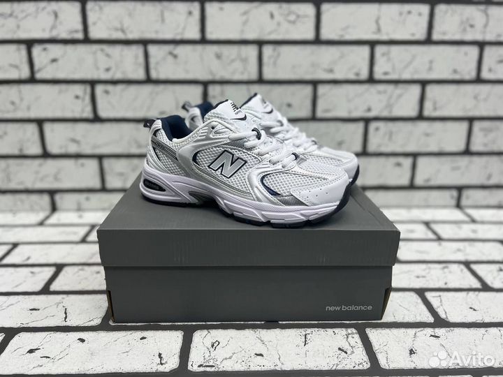 Кроссовки New Balance 530 White Silver Navy