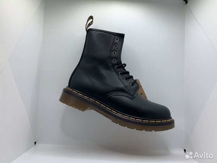 Зимние ботинки dr martens 1460 с мехом