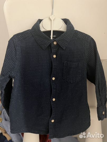 Пиджак и рубашка Kiabi на мальчика 68-74