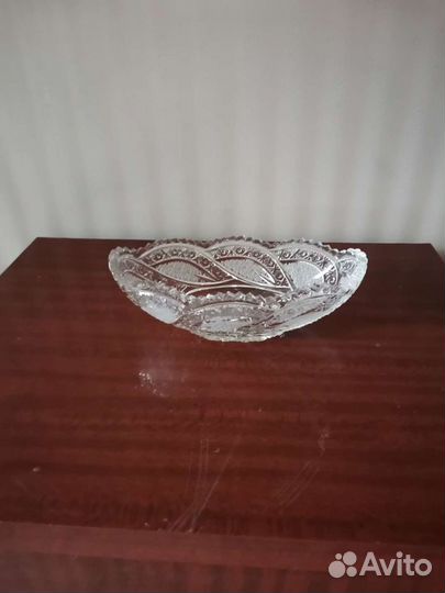 Салатница хрустальная СССР