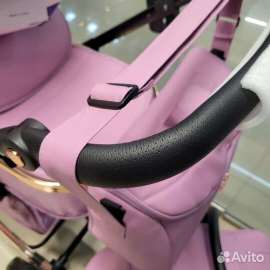 Коляска 2 в 1 экокожа,новые