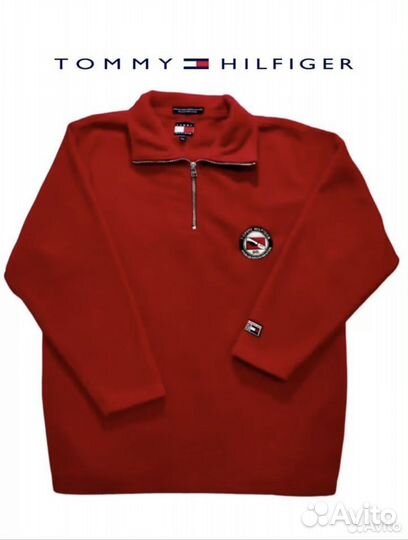 Винтaжный 1/4 zip Tommy Hilfigеr