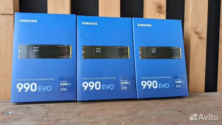 2TB Samsung 990 EVO SSD новый