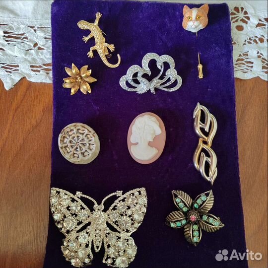 Броши винтаж