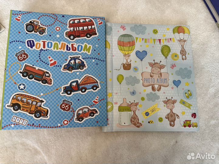 2 детских фотоальбома 50 + 10 листов