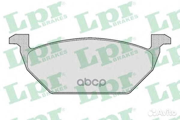 Колодки тормозные дисковые 05P668 Lpr