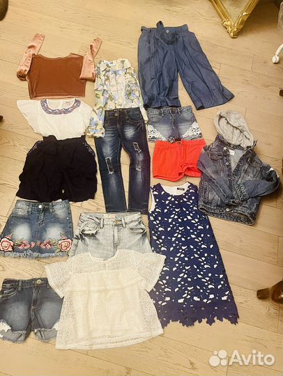 Продам вещи пакетом на рост 128-134 см