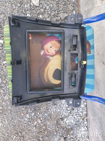 Рамка на автомагнитолу на мицубиси аутлендер хл