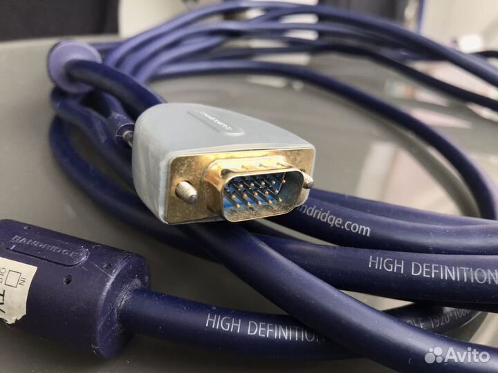 Кабель видео VGA 5 м для монитора пк/проектора