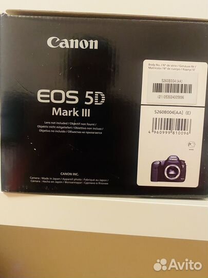 Canon 5d mark iii bodi (новый)