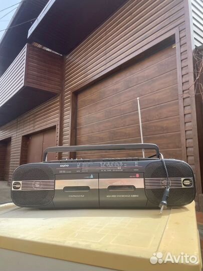 Магнитола sanyo двухкассетный