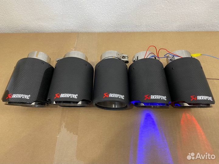 Насадки на глушитель универсальные Акрапович