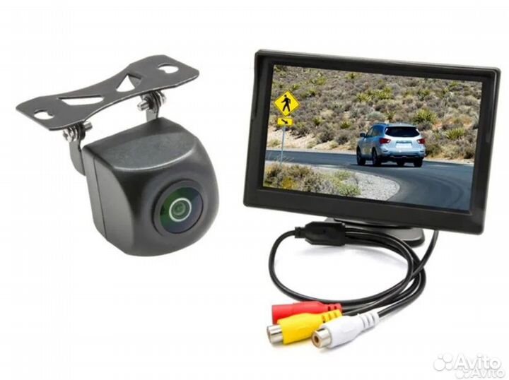 Беспроводная камера заднего вида с монитором 4.3