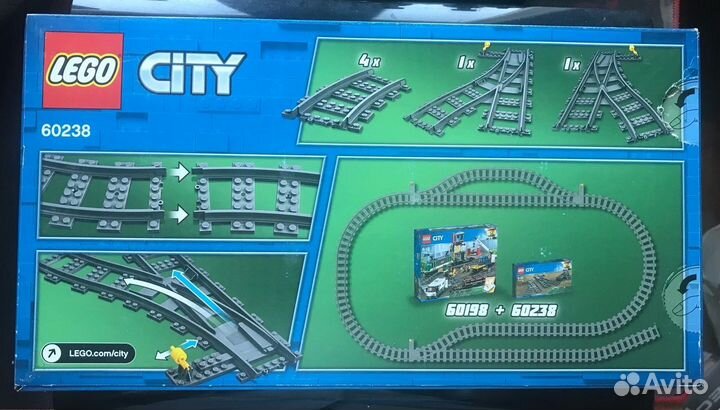 Набор lego City 60238 Железнодорожные стрелки