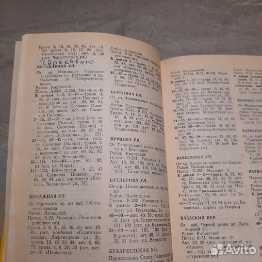 Улицы Ленинграда. Справочник. 1971 г