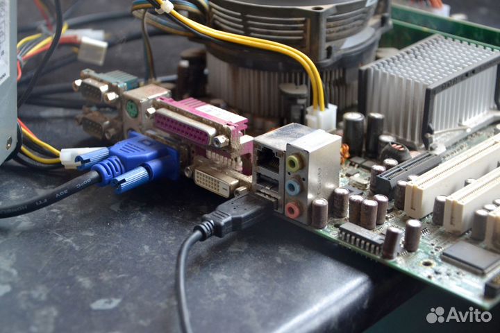 Матплата NCR комплект с CPU, памятью S775