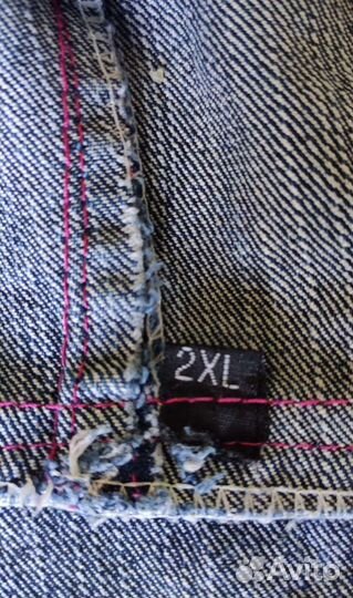 Джинсовая курткас капюшоном для девочки