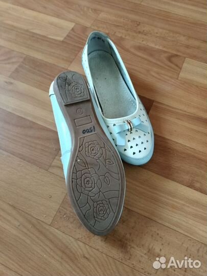 Балетки натуральная кожа 37