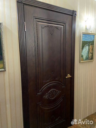 Дверь межкомнатная «Моцарт Бренди» нат.шпон