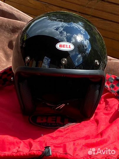 Мотошлем Bell Moto Custom 500 Gloss Black М