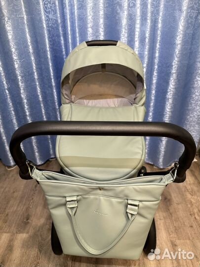 Коляска 3 в 1 Aroteam Cocoline (цвет шалфей)