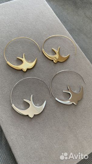Серьги-кольца 