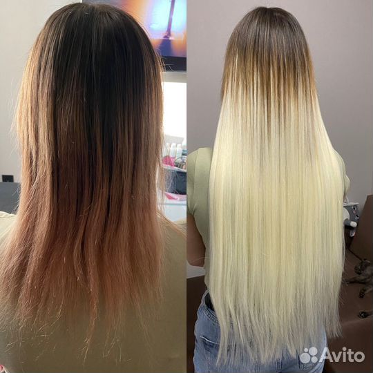 Биопротеиновое наращивание волос