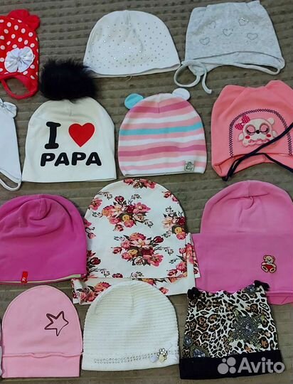 Шапки весенние на девочку