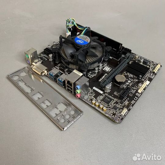 Комплект s-1151(b150m) +8Gb+Core i5-6400+кулер