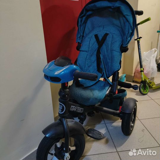 Велосипед-коляска трёхколёсный с разворотом сидя
