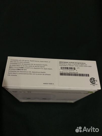 Беспроводные наушники apple Airpods 3