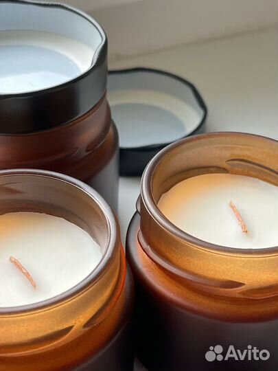Свечи ручной работы из соевого воска