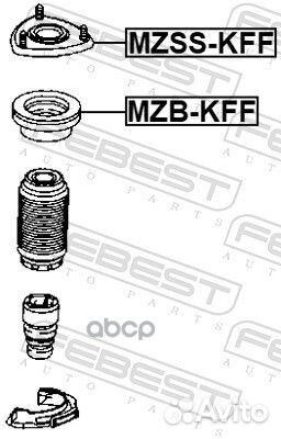 Опора переднего амортизатора mzss-KFF Febest