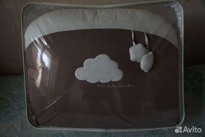 Постельное белье комплект в кроватку для новорождё