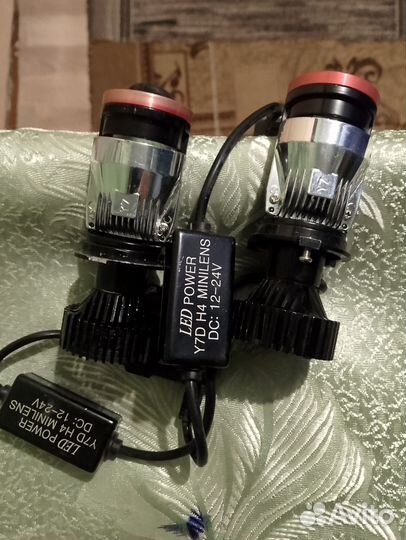 Светодиодные лампы h4 с линзой