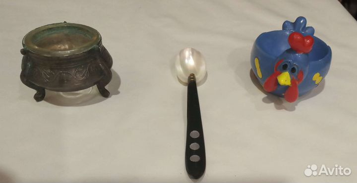 Солонки СССР салатники соусник ложки из перламутра