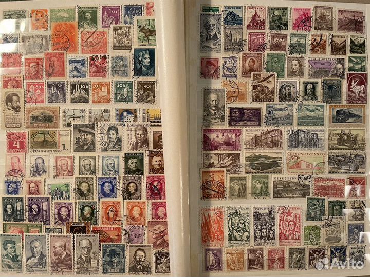 Марки старинные альбом