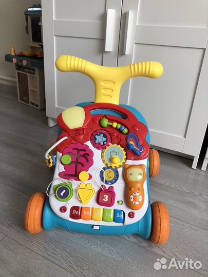 Каталка бизиборд ходунки Happy Baby