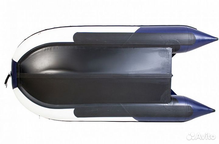 Надувная лодка gladiator D370AL синий/белый