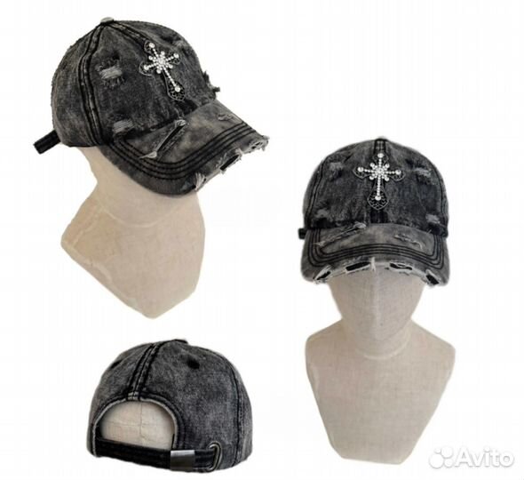 Кепка y2k chrome hearts type