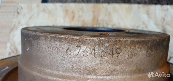 Диск тормозной задний BMW E87