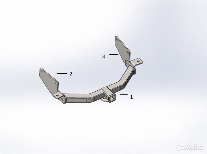 Фаркоп Land Rover Discovery 3-4 / Range Rover Spor