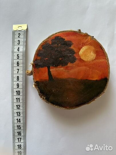 Картина на спиле дерева