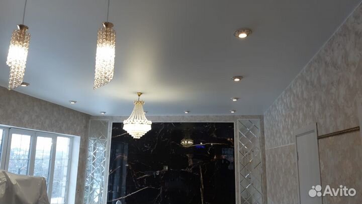 Натяжные потолки / Установка натяжных потолков