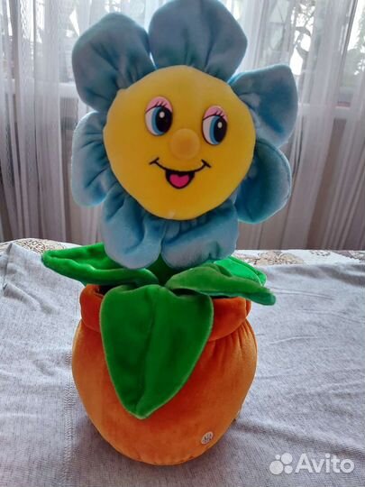 Мягкая игрушка Цветочек в горшке